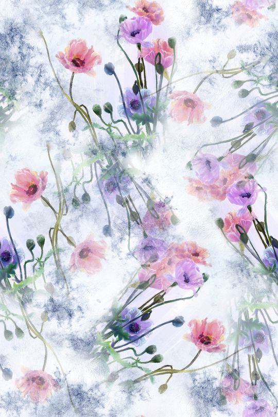 花卉印花花型图片