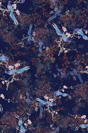 花卉印花花型图片
