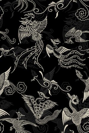 民族风印花花型图片