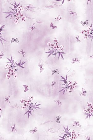 春夏花型印花花型图片