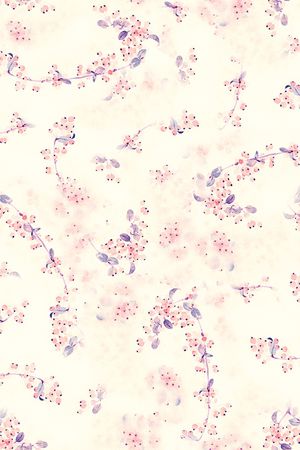 水彩印花花型图片