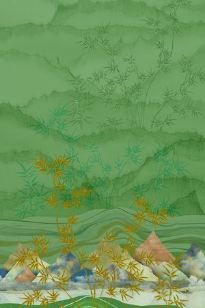 真丝印花花型图片