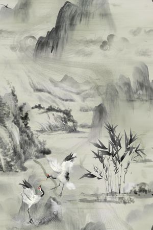 中国风印花花型图片