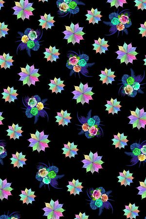 花卉印花花型图片