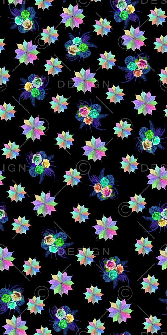 花卉印花花型图片