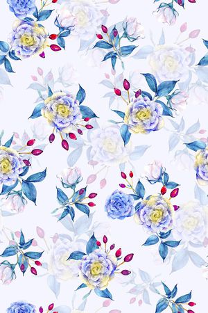 花卉印花花型图片