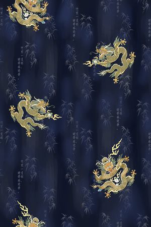 龙印花花型图片