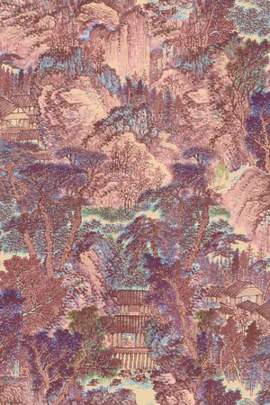 真丝印花花型图片