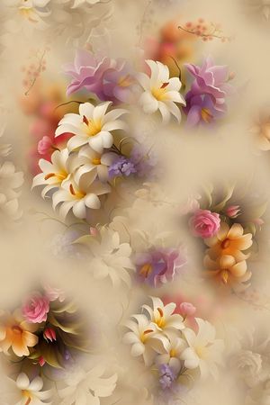 花卉印花花型图片