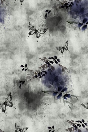 中国风印花花型图片