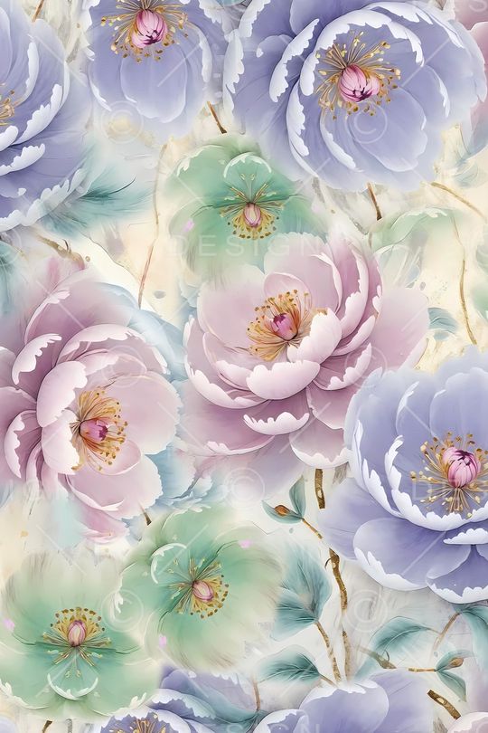 花卉印花花型图片
