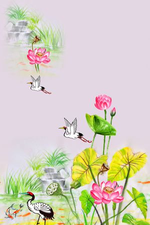 定位花印花花型图片