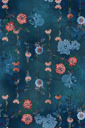 中国风印花花型图片