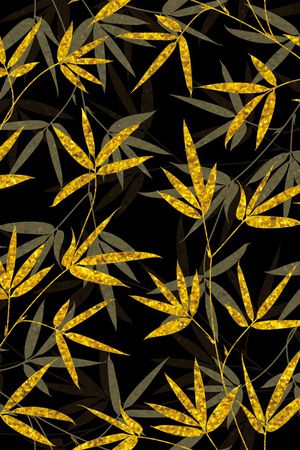 剪影印花花型图片