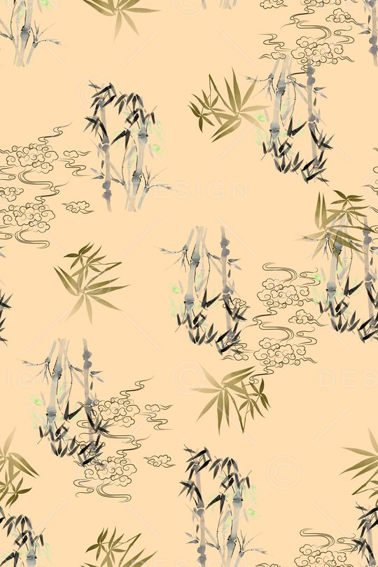 中国风印花花型图片