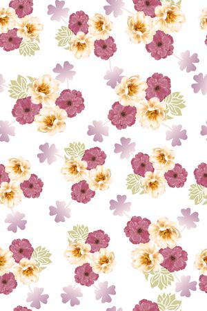 花卉印花花型图片