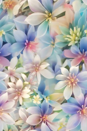 花卉印花花型图片