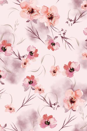 花卉印花花型图片