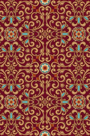中东印花花型图片