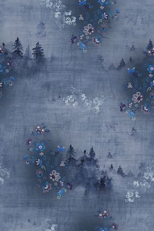 中国风印花花型图片