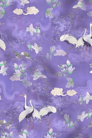 中国风印花花型图片
