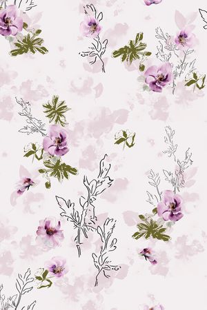 花卉印花花型图片