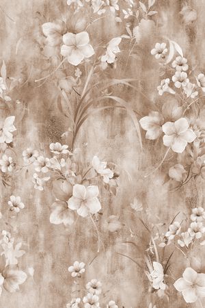 花卉印花花型图片