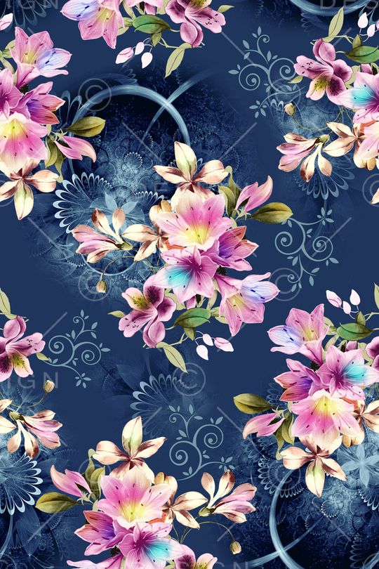 中东印花花型图片