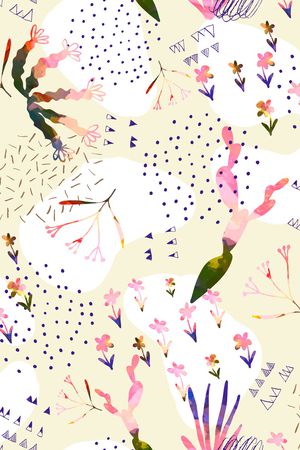 清爽印花花型图片