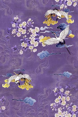 中国风印花花型图片
