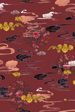 花卉印花花型图片