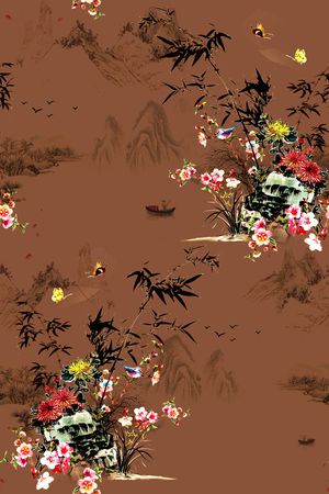 花卉印花花型图片