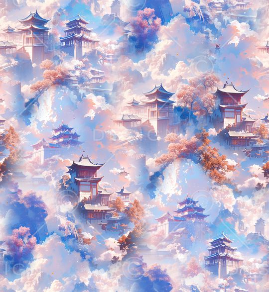 仙境印花花型图片
