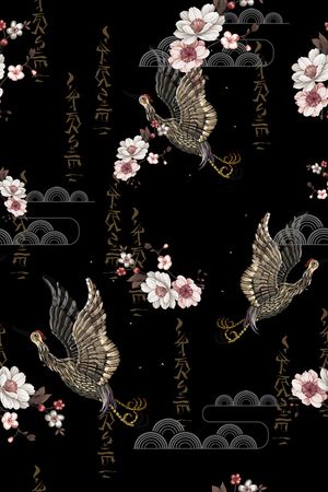 中国风印花花型图片