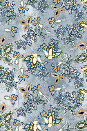 花卉印花花型图片