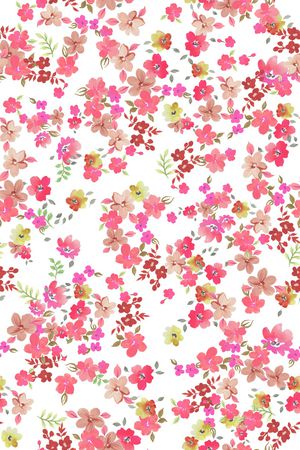 花卉印花花型图片