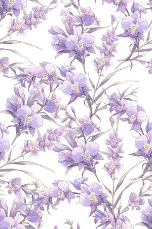 花卉印花花型图片