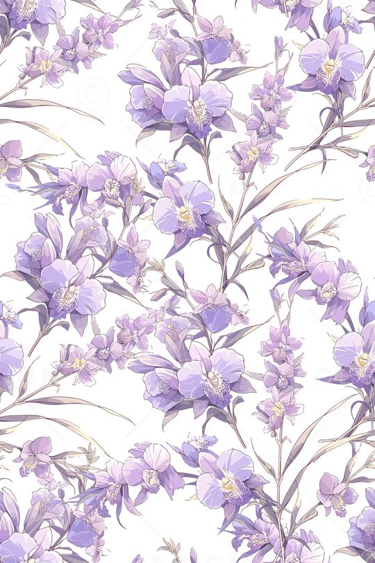 花卉印花花型图片