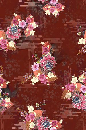 花卉印花花型图片