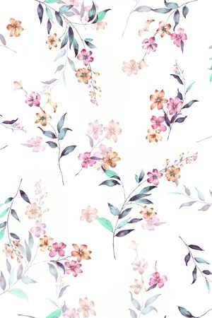 影花印花花型图片