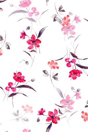 影花印花花型图片