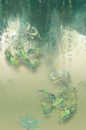 定位花印花花型图片