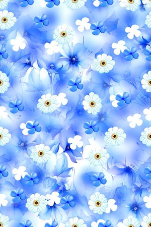 真丝印花花型图片