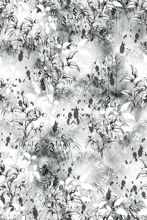 中国风印花花型图片