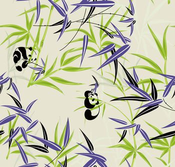 竹叶印花花型图片