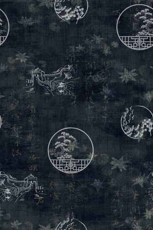 中老年印花花型图片