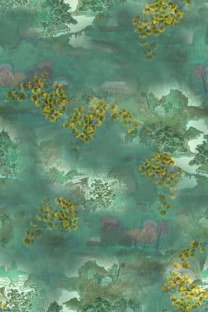 中国风印花花型图片