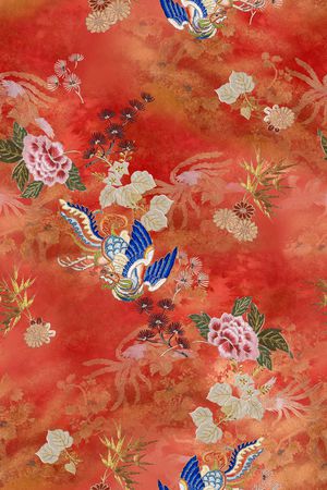 中国风印花花型图片