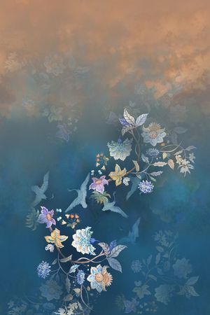 定位花印花花型图片