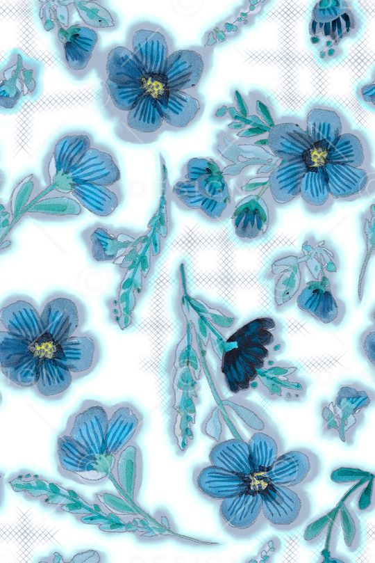 花卉印花花型图片